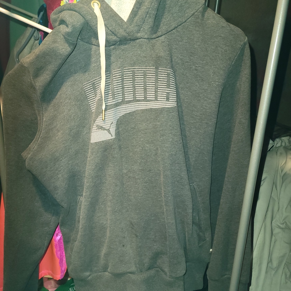 Puma Men's Charcoal Hoodie